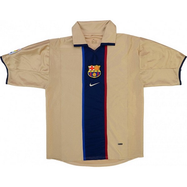 Tailandia Camiseta Barcelona 2ª Retro 2001 2003 Amarillo